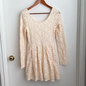 FREE PEOPLE Creme/White Dress